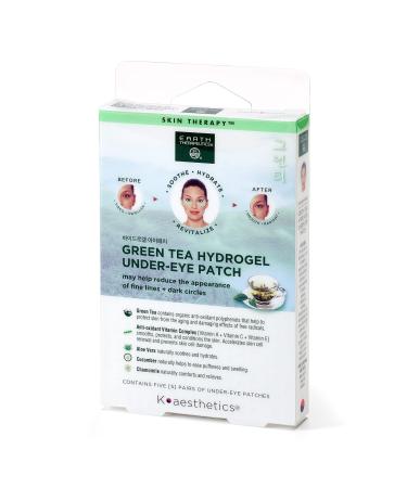 Earth Therapeutics Hydrogel Under-Eye Recovery Patch -   Reduce Wrinkles  Puffy Eyes  Dark Circles   Revitalize & Refresh your Skin - 5 Pairs (10 patches)
