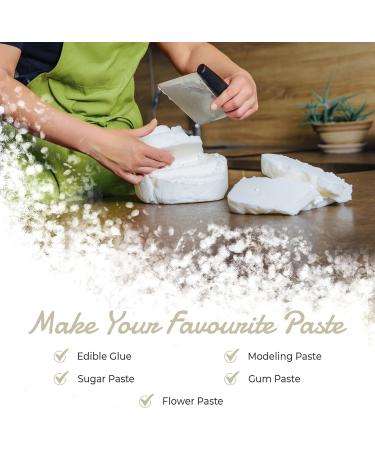 200g CMC Powder for Fondant - Tylose & Gum Tragacanth for Cake Decoration - Gluten-Free Dough Enhancer & Edible Glue - Cake Icing Sugarpaste & Frosting - Pack of 1 - Buy Online on SooperMarket.com