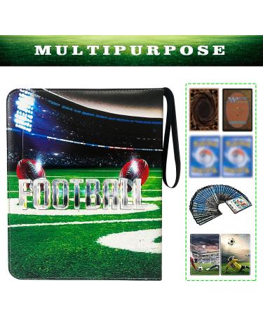 900 Pocket Football Cards Binder | Trading Card Holder Album with 50 Sleeves for Sports & Football Cards - Buy Online on SooperMarket.com
