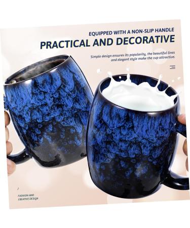 Zerodeko 3pcs Ceramic Coffee Mug The Office Mug Ceramic Cup Espresso Mug Porcelain Tea Japanese Coffee Mug Latte Art Cup Office Drinking Cup Ceramic Milk Cup Personal Cup Ceramics Vintage Bluex3pcs 13x13x12cmx3pcs - Buy Online on SooperMarket.com