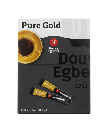 Douwe Egberts Pure Gold Instant Coffee Sachets - 200 x 1.5g Sticks