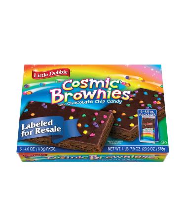 Little Debbie Cosmic Brownie Single-Serve Caddie, Chocolate, 6 Count
