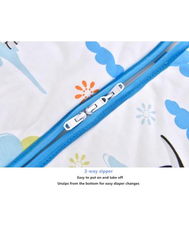 Chilsuessy 2.5 Tog Baby Sleeping Bag | Penguin Family Design | 100% Cotton Nursery Bedding | 130cm/4-6 Years | All Year Round Wearable Blanket - Buy Online on SooperMarket.com