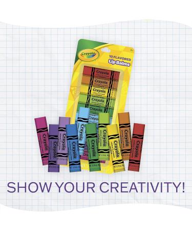 Taste Beauty Crayola Fruit-Flavored Lip Balm Bulk Pack - 10 Pack - Buy Online on SooperMarket.com