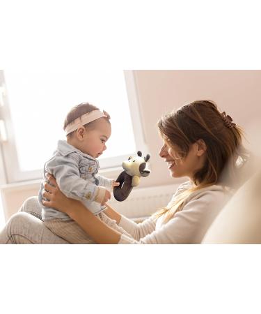 X-Large Premium Baby Rattle Teether by LittleFoot Nation - BPA Free, Extra Soft Plush Cow Teether for Safe Teething and Hand-Eye Coordination Development - Buy Online on SooperMarket.com