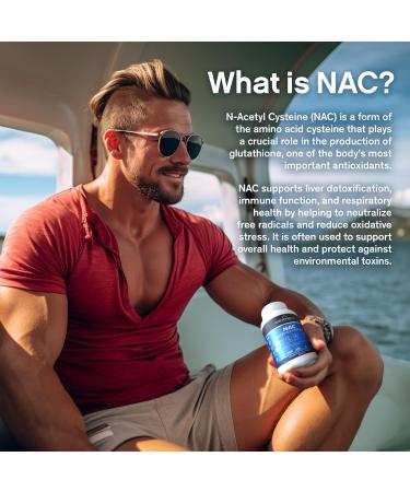 NAC Supplement 600mg 100% Pure & Pharmaceutical Grade - N-Acetyl-L-Cysteine - 120 Veggie Capsules 4 Month Supply of Immune Booster Supplements - Stay Strong and Resilient 120 count (Pack of 1) - Buy Online on SooperMarket.com