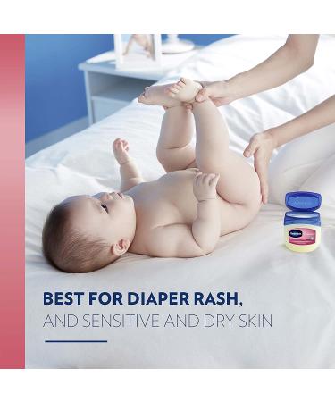 Vaseline Baby 100% Pure Petroleum Jelly - 2 Pack, 13 oz ea | Dermatologist Recommended, Hypoallergenic Skin Protectant for Diaper Rash & Chafed Skin - Buy Online on SooperMarket.com