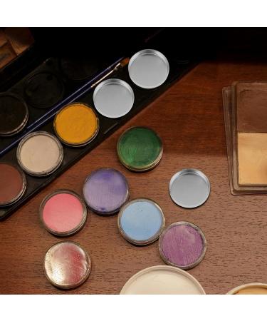 NOLITOY 10 Pcs Empty Round Metal Pans - Aluminum Tin Palette for Eyeshadow Blush Lipstick Organizer | Magnetic Makeup Palette 20mm - International Shipping - Buy Online on SooperMarket.com
