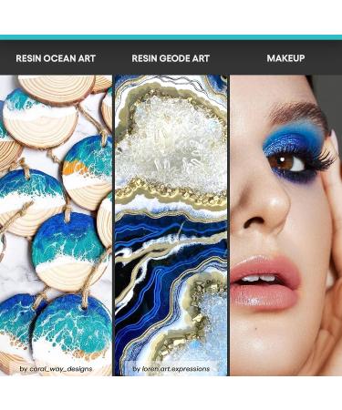 MEYSPRING Pacific Blue Epoxy Resin Color Pigment - 50g for Art, Ecopoxy, UV Resin - Buy Online on SooperMarket.com