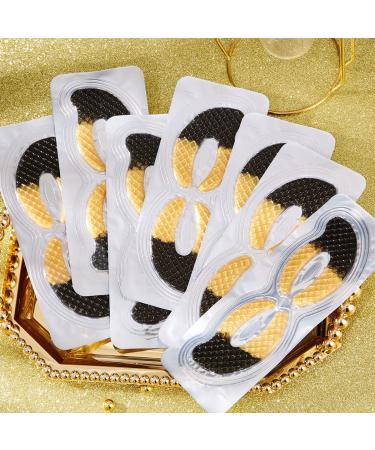 ICANdOIT 24K Gold Eye Mask for Dark Circles & Puffiness - 7 Pairs, Anti-Aging Eye Patches with Hyaluronic Acid & Collagen, Suitable for All Skin Types - Best Gift Idea for Women & Men - Buy Online on SooperMarket.com