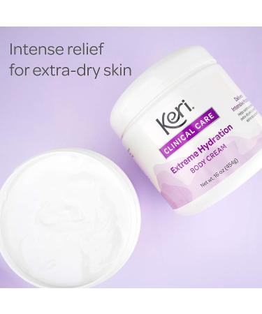 Keri Clinical Care Extreme Hydration Body Cream 16 Oz - 1 Pound Pack | Intense Moisturizing Formula - Buy Online on SooperMarket.com