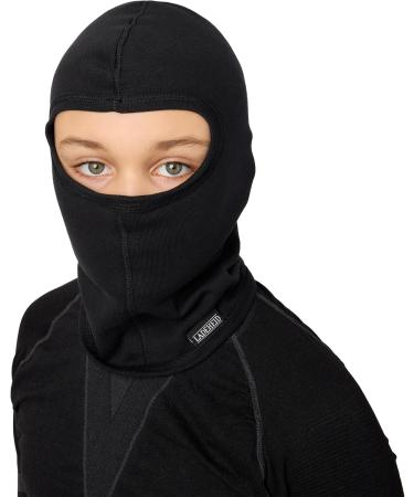 Buy Heid Sturmhae Kids Ski Mask Balaclava - Thermoactive & Breathable Universal Size for Girls & Boys - Ideal for Ski Helmets - LA-142 Black - Buy Online on SooperMarket.com