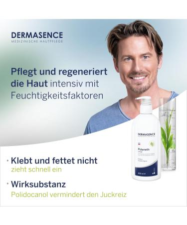 Dermasence Polaneth Lotion 500ml - Cooling Body Care for Dry Itchy Skin - Nourishing Urea & Oils - Immediate & Long-Term Relief - Buy Online on SooperMarket.com