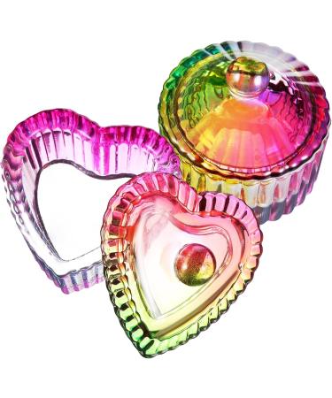 FRCOLOR 10 Pcs colorful crystal cup acrylic nail brush Rainbow Glass Crystal Acrylic dappen dishes monomer glass cups with lid dappen dish for acrylic nails glassware Nail supplies liquid - Buy Online on SooperMarket.com