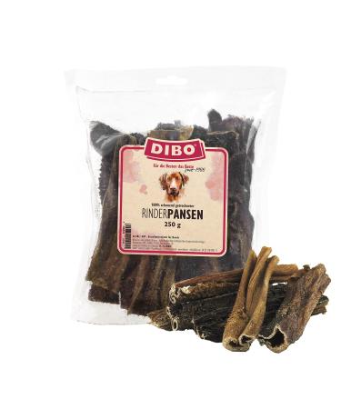 Dibo beef pans 250g bag the small natural chew snack or treat for in between dog food quality chewing items without chemistry by Dibo 250 g (1 Pack)