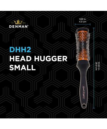 Denman Small Thermo Ceramic Curling Brush for Defined Curls & Volume - Orange/Black (DHH2) - Buy Online on SooperMarket.com