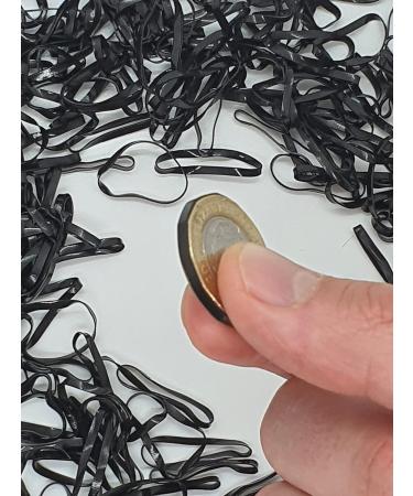 700 PCS Black Small Hair Elastic Bands for Hair - Elastic Hair Bands for Styling - Buy Online on SooperMarket.com