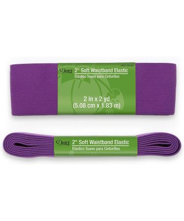 Dritz 2 Soft Waistband Elastic - 2 Violet - Buy Online on SooperMarket.com