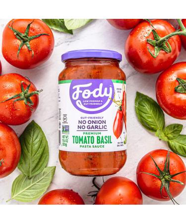Fody Food Co Tomato Basil Pasta Sauce - 19.4 oz (Gluten-Free, Low-FODMAP) - Buy Online on SooperMarket.com