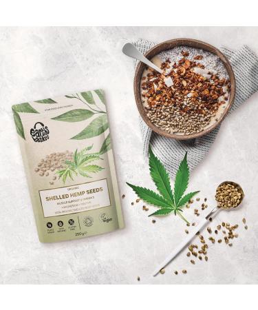 Earth's Basket Organic Shelled Hemp Seeds 250g - High Protein Superfood - Buy Online on SooperMarket.com