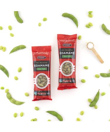 Seapoint Farms Dry Roasted Edamame Sea Salt - 12 Packs (1.58 oz each) - Healthy Snack - Buy Online on SooperMarket.com