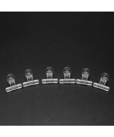 Peowuieu Rusian C Nail Clamps Clips Multifunctional Tool Acrylic Nails Pinchers Transparent Set of 6 - Buy Online on SooperMarket.com