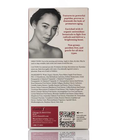 Elastalift Peptide Facial Serum - Anti-Aging Moisturizer for Wrinkles, Fine Lines & Puffiness - 1.75 Fl Oz - Buy Online on SooperMarket.com