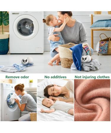 Maisitoo 100% Wool Dryer Balls - Natural Fabric Softener Reduces Wrinkles Antistatic 6 Reusable Tumble Dryer Balls for Faster Drying - Buy Online on SooperMarket.com
