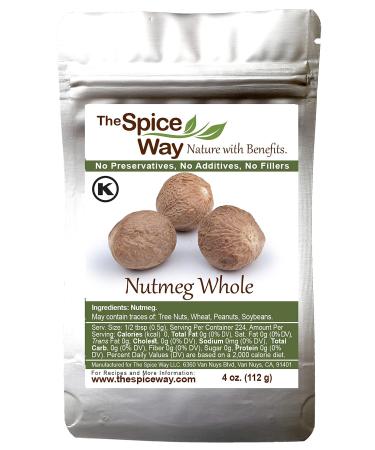 The Spice Way Nutmeg Whole - ( 4 oz )