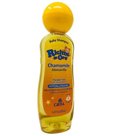 Ricitos de Oro Chamomile Baby Shampoo 8.4 Fl Oz - Hypoallergenic Tear Free Formula with Chamomile Extract - Buy Online on SooperMarket.com