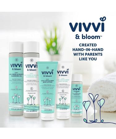 VIVVI & BLOOM Gentle 2-in-1 Baby Wash & Shampoo - Fragrance-Free, Sulfate-Free, Paraben-Free, Dye-Free - 10 fl. Oz - Buy Online on SooperMarket.com