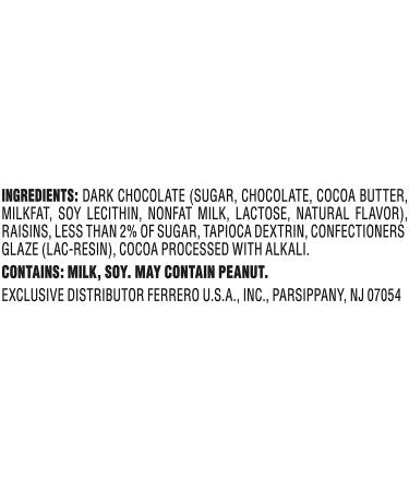 Raisinets Dark Chocolate Covered California Raisins 8 oz Reclosable Bag - 8 Pack for Halloween Candy - Buy Online on SooperMarket.com