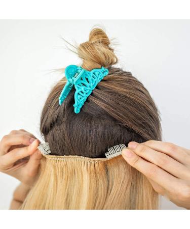 90 PCS U Form Metal Wig Clips - Soft Rubber Hair Extension Combs Snap Clips & Replacement Clips - 3.3cm/2.8cm/2.3cm | International Shipping - Buy Online on SooperMarket.com