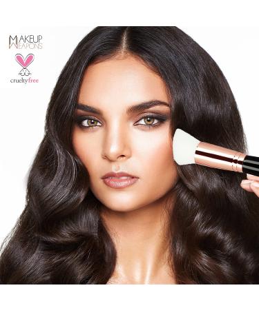 Professional Mini Angled Brush for Under-Eye & Nose Contour - Perfect for Concealing Blending Setting & Buffing | 1.3" Angled Contour Brush - International Shipping Available - Buy Online on SooperMarket.com