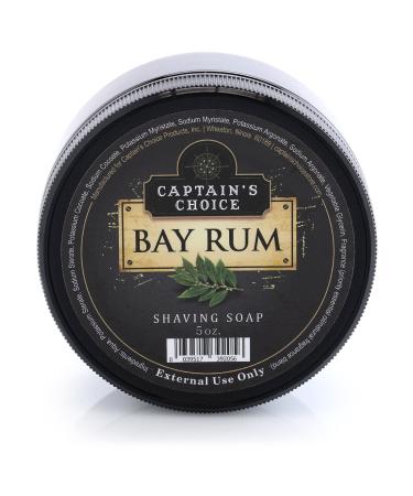 Captain's Choice Bay Rum Shaving Soap - 5 oz.