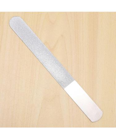 Dawafit 6 Pieces Stainless Steel Nail File Double-Sided Diamond Nail File Metal Nail File Manicure File for Family and Travel - Buy Online on SooperMarket.com