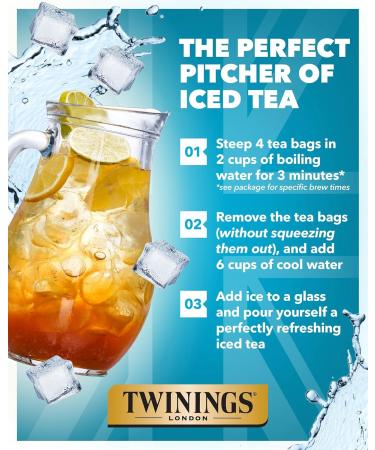 Twinings English Breakfast Individually Wrapped Tea Bags | Caffeinated Smooth Flavourful Robust Black Tea | 100 Count (Pack of 4) | Enjoy Hot or Iced Classic English Breakfast 100 Count (Pack of 4) - Buy Online on SooperMarket.com