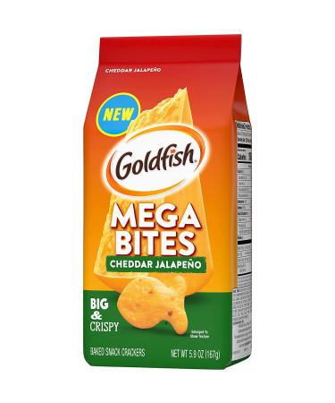 Pepperidge Farm Goldfish Mega Bites Cheddar Jalapeno Snack Crackers 5.9 oz - Spicy Cheesy Crackers - Buy Online on SooperMarket.com