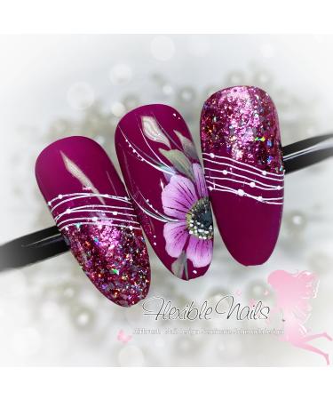 Buy 5G Colour Gel Emerald Berry UV Gel - Opaque German Formula | Softline Purple Red | Fast International Shipping - Buy Online on SooperMarket.com