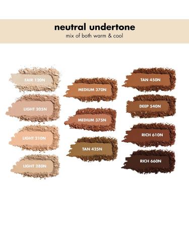 e.l.f. Camo Powder Foundation Light 210 N - Primer-Infused Long-Lasting Coverage (0.28 oz) - Buy Online on SooperMarket.com