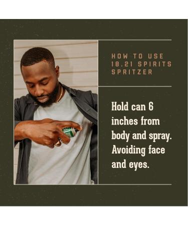 18.21 Man Made Men s Spirits Spritzer 3.4 oz. - Long-Lasting All Over Body Spray with Masculine Aromatics - Gifts for Him Spiced Vanilla - Buy Online on SooperMarket.com