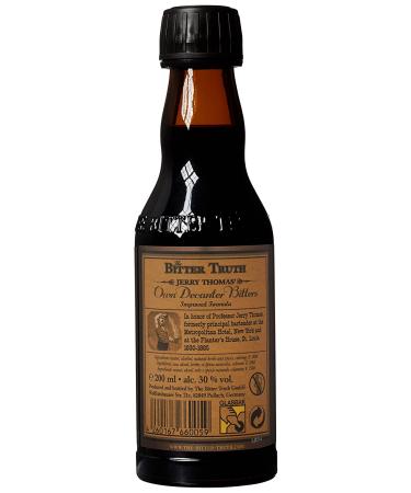 The Bitter Truth Jerry Thomas Own Decanter 200ml - Premium 6.76oz Glass Bottle - Buy Online on SooperMarket.com