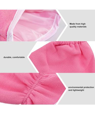 Lurrose 4pcs Paraffin Wax Gloves & Booties | Spa Hand & Foot Care Treatment - Pink - Buy Online on SooperMarket.com