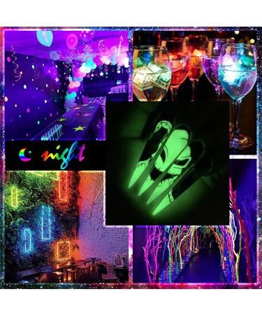 Saviland Acrylic Powder Set Glows in the Dark Acrylic Nail Powder 10 Luminous Colors Professional Polymer Powder for Nail Extension Nail Carving  Halloween Nails Design  Fall French Nails  Gift for Women A-Luminous glows i - Buy Online on SooperMarket.com