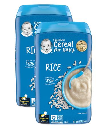 Gerber Rice Single Grain Cereal 1st Foods 16 oz (454 g)