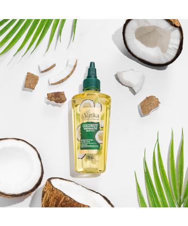 Vatika Afro Naturals Coconut Restorative Hair Oil - 100ml | Provides Strength & Nourishment | Boost Hair Health & Control Frizz - Buy Online on SooperMarket.com