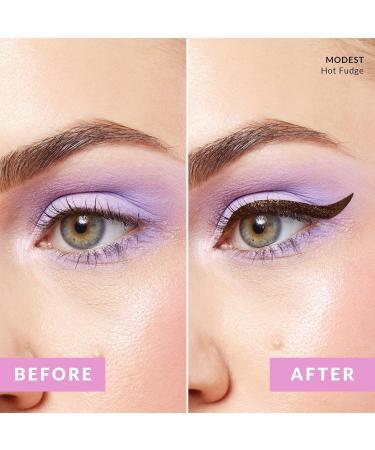 Quick Flick Hot Fudge Cat Eyeliner Stamp - Smudge-Proof 10mm Winged Liquid Eyeliner Pen Set - Buy Online on SooperMarket.com