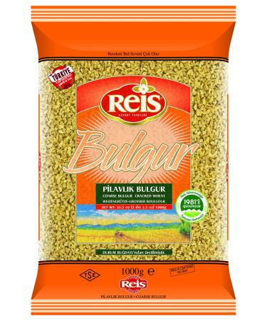 Reis Coarse Bulgar Wheat Bulgur Wheat Coarse Grain Wheat Low Fat Vegan-Vegetarian Non GMO 1000 gr (Coarse)