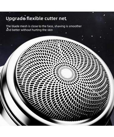 Portable Electric Razor for Men - USB Rechargeable Mini Shaver for Travel & Home - One Button Operation - Perfect Gift (Blue - Buy Online on SooperMarket.com