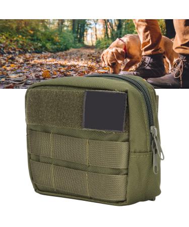 Dog Saddle Bag Pet Rehabilitation Lifts Vest Adjustable Breathable Straps Saddle Bags Backpack Hiking Comfortable Service Hound Saddle Bag for Training Hiking Camping Long Walk (Zipper Bag - Army Zipper Bag - Army Green